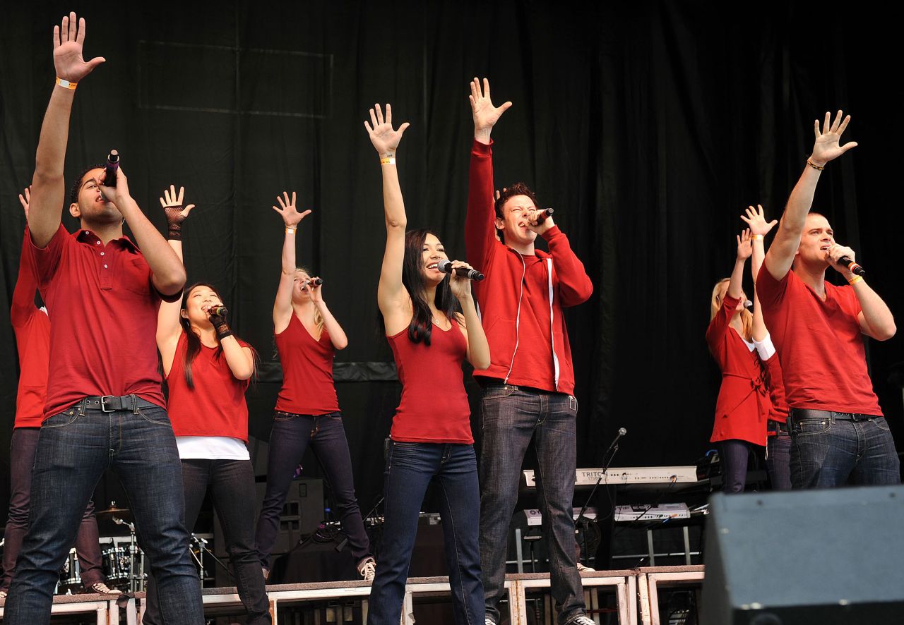 <strong>"Glee"</strong>: A musical comedy series about a group of ambitious and talented high school students who dream of stardom, but struggle with their every day lives. <strong>(Disney+) </strong>