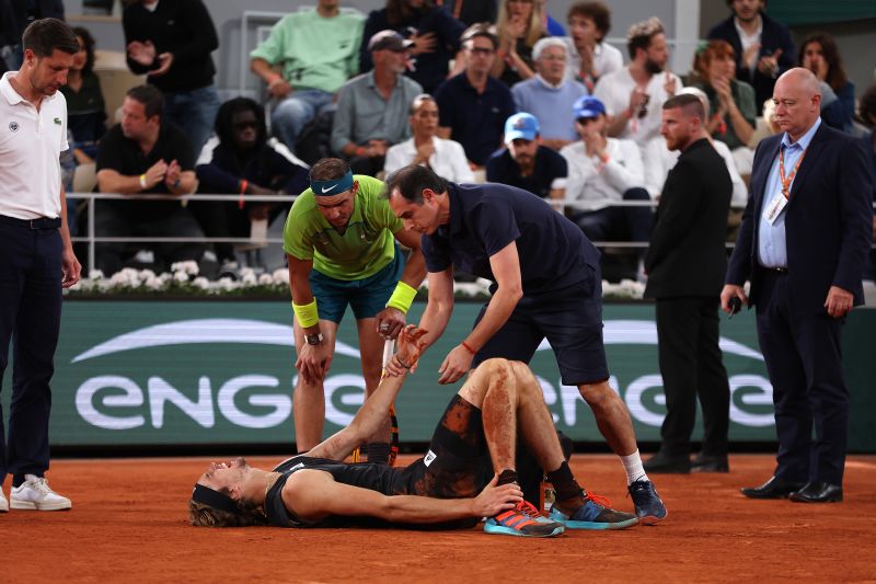 Rafael Nadal advances to mens French Open final after Alexander Zverev retires due to injury CNN