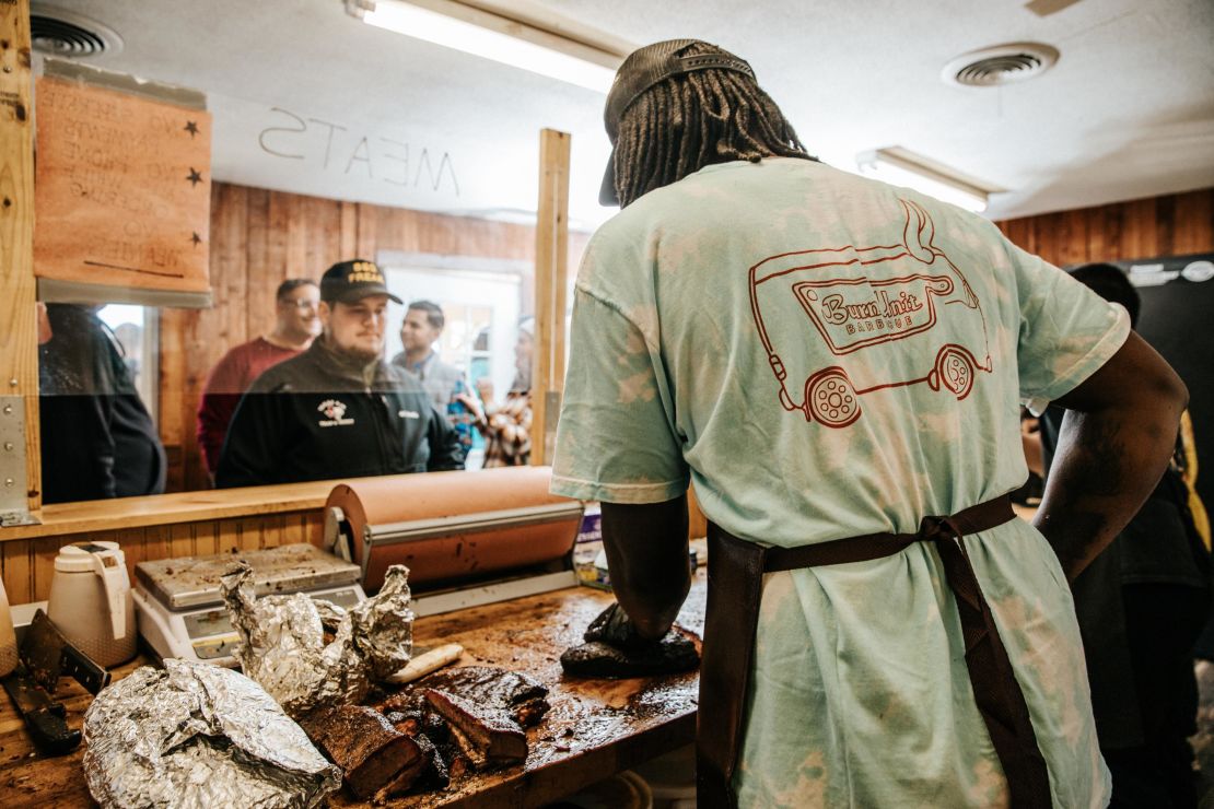 Above all, "you want something that's juicy and tender," Vaughn said. That's what has people lined up at Goldee's.