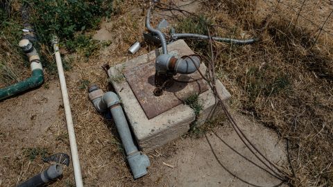 This private well on the Biggs' property has been dry for over a decade.