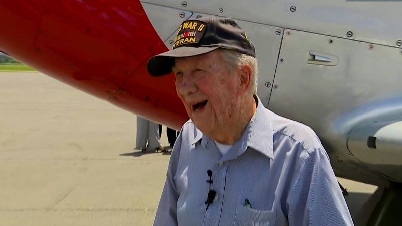 WWII pilot had a request for his 101st birthday. His nursing home made it happen - CNN