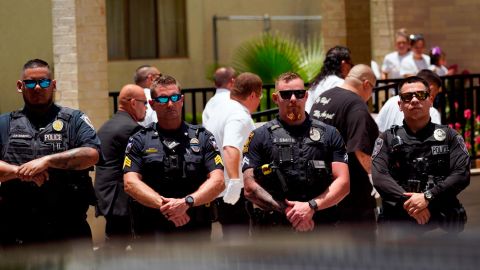 Pallbearers carry the casket of Nevaeh Bravo during a funeral service at Sacred Heart Catholic Church on June 2 in Uvalde, Texas. Bravo was killed in the shooting at Robb Elementary School.