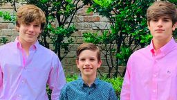 From left, Carson, 16, Hudson, 11, and Waylon, 18.