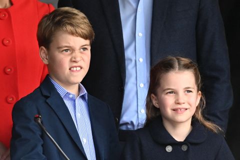 Prince George and Princess Charlotte also joined their parents at a walkabout in Cardiff, Wales, on Saturday. Their visit was part of the royal family's tour of all four regions of the United Kingdom.