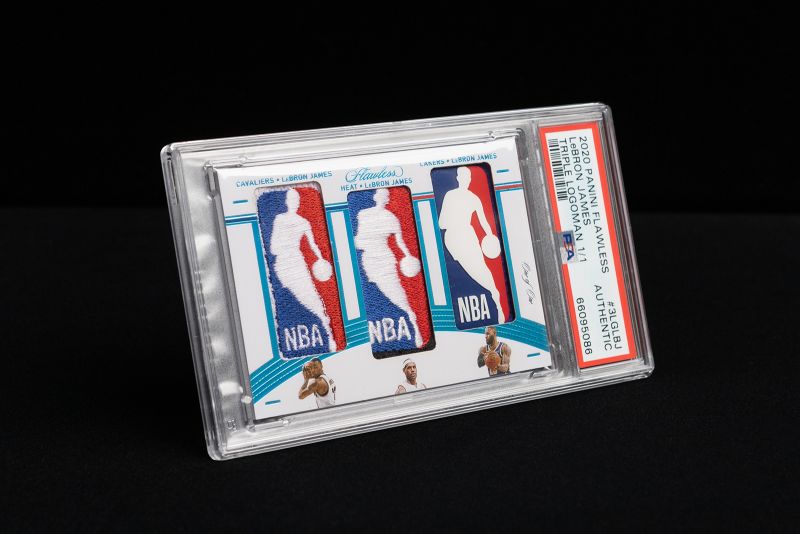 LeBron James Triple Logoman trading card expected to set record at auction CNN