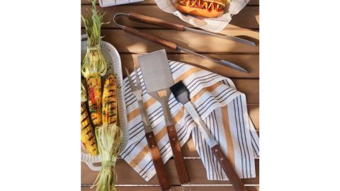 Hearth & Hand with Magnolia 4-Piece Stainless Steel Grilling Tool Set 