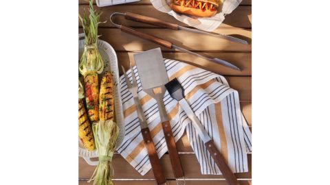 Hearth & Hand with Magnolia 4-Piece Stainless Steel Grilling Tool Set