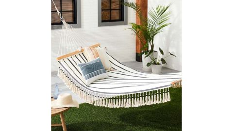 Hearth & Hand with Magnolia Woven Stripes Tassel Hammock