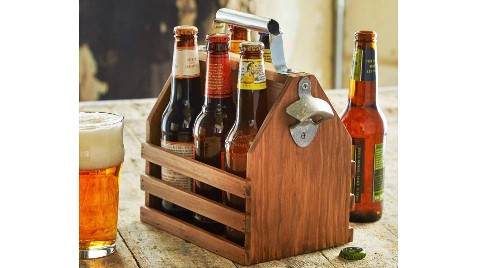 Beer Caddy with Opener | Dad present | Beanstalk Single Mums