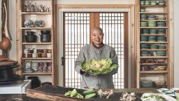 Chef Jeong Kwan was the recipient of the Asia's 50 Best Restaurants Icon Award in 2022. A Buddhist monk, she has gained fans around the world for her vegetarian 'temple cuisine' that showcases the best of Korean produce. 