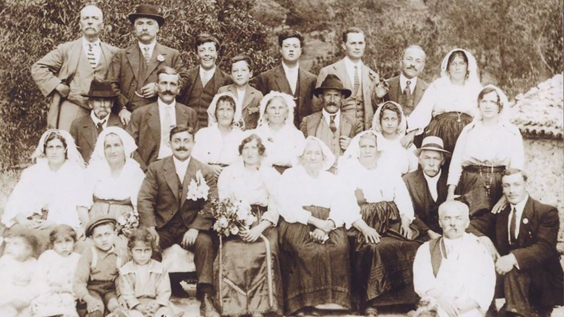 <strong>Pictures of the past:</strong> Scottish businessman Cesidio Di Ciacca is a descendant of two of the village's former inhabitants, Cesidio and Marietta, who left the village at the turn of the century.