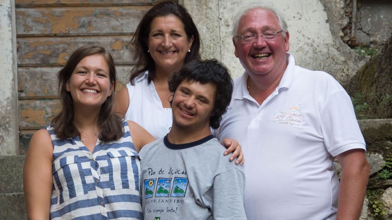 Cesdio Di Ciacca now lives in the village with his family.