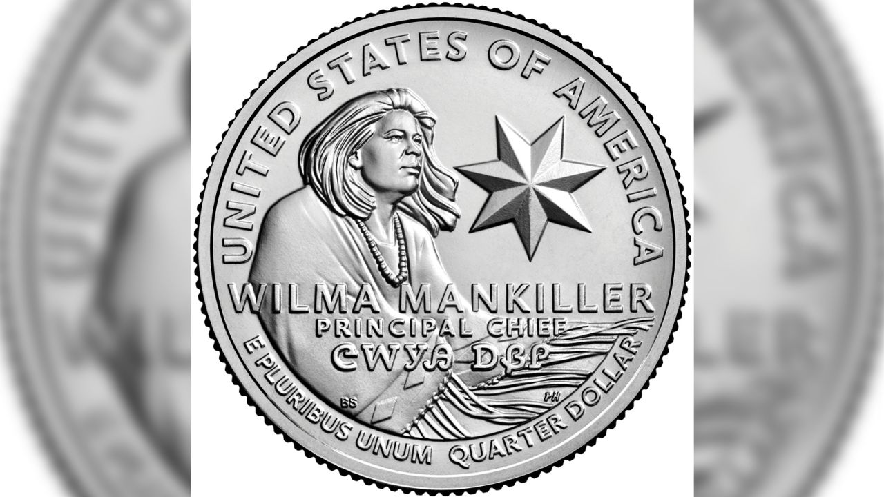 Indigenous icon Wilma Mankiller is commemorated on a special US quarter released Monday.