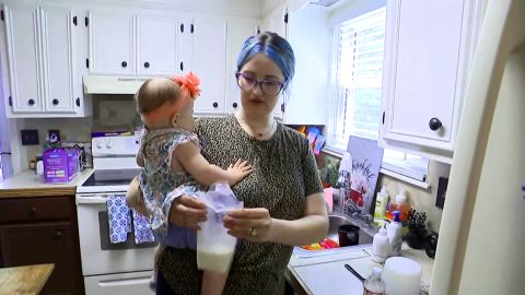 Amy Goff and her daughter, Ava. 