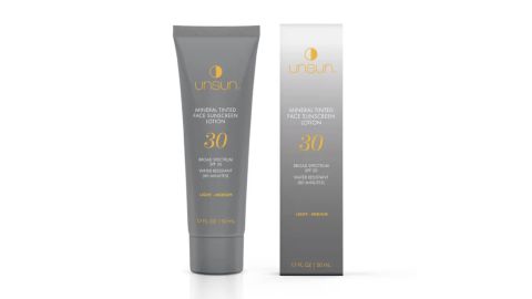 Colorless mineral sunscreen