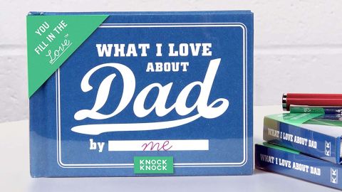 Knock Knock What I Love About Dad Fill-in-the-Blank Journal