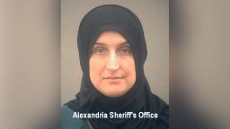 This undated photo provided by the Alexandria, Va., Sheriff's Office in January 2022 shows Allison Fluke-Ekren. Fluke-Ekren, 42, who once lived in Kansas, has been arrested after federal prosecutors charged her with joining the Islamic State group and leading an all-female battalion of AK-47 wielding militants. The U.S. Attorney in Alexandria announced Saturday, Jan. 29, 2022, that she has been charged with providing material support to a terrorist organization. (Alexandria Sheriff's Office via AP)