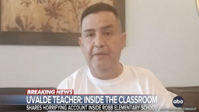 Uvalde teacher who lost 11 kids in his classroom says ‘there is no excuse’ for officers’ delay in taking down gunman