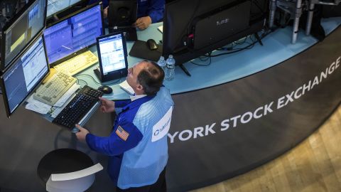 A trader works at his post on the New York Stock Exchange floor, Wednesday, June 1, 2022.