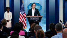 Actor Matthew McConaughey speaks during a press briefing at the White House with press secretary Karine Jean-Pierre, Tuesday, June 7, 2022, in Washington. (AP Photo/Evan Vucci)