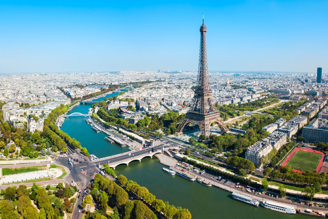 The Eiffel Tower in Paris. France is one of the destinations that has reported cases of monkeypox.