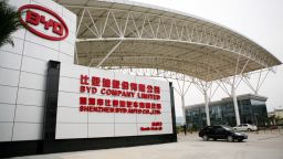 The auto plant and headquarters of BYD Company Limited and Shenzhen BYD Auto Co., Ltd. in Shenzhen city, Guangdong province, China, in November 2009.