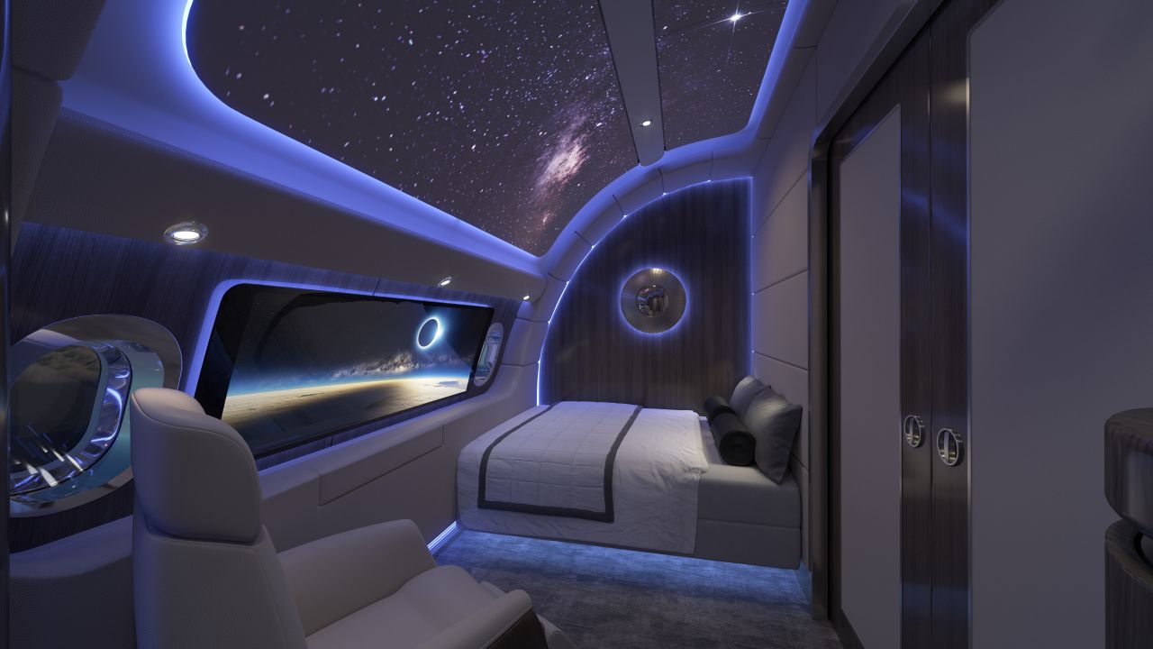 <strong>Star gazing: </strong>The EXPLORER concept has several sleeping options. 