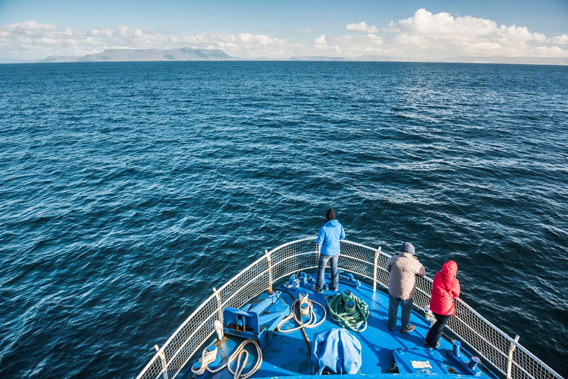 Whale watching is a popular tourist activity in Iceland. 