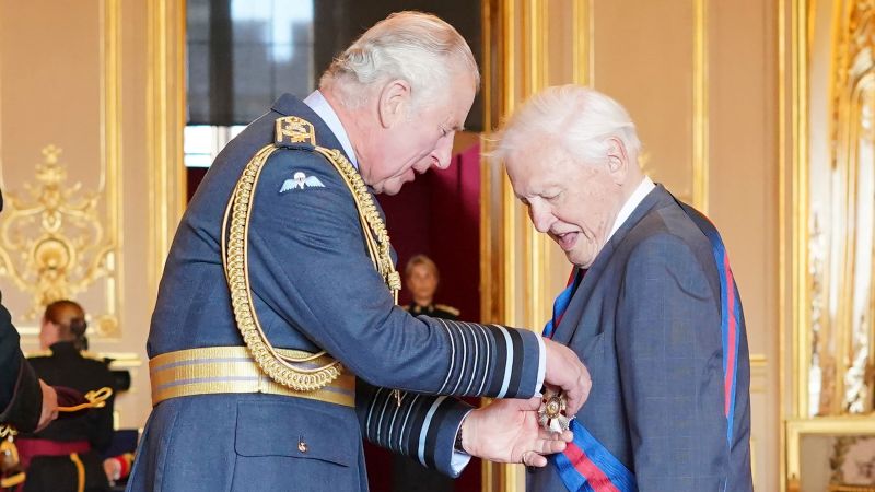 David Attenborough receives a second knighthood | CNN