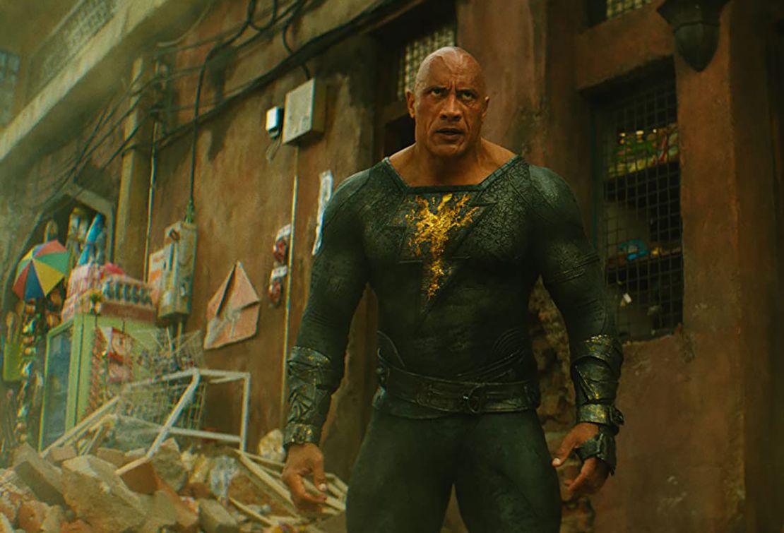 Dwayne Johnson stars in 'Black Adam,' one of the movies Warner Bros. will preview at Comic-Con.