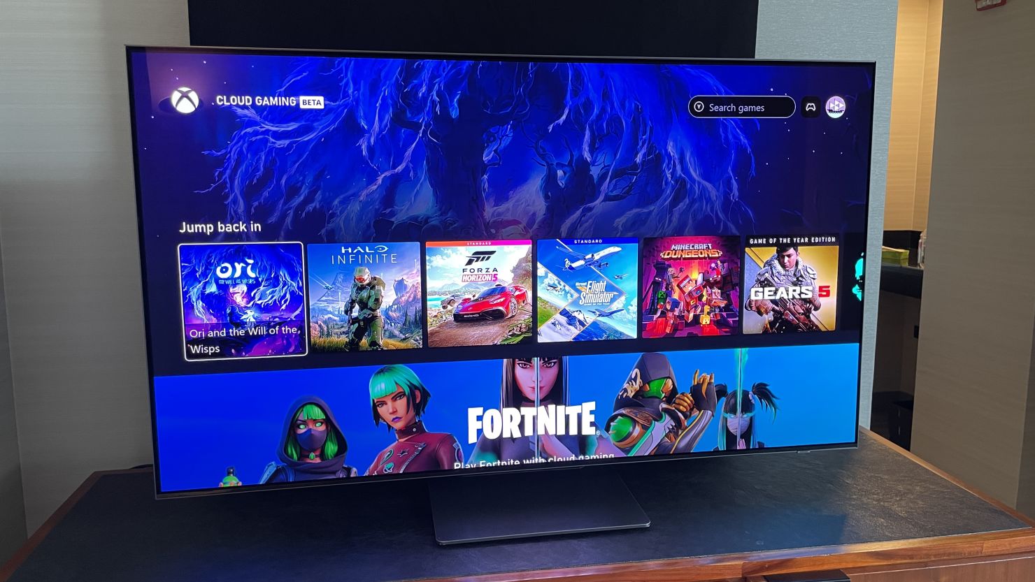 Fortnite is the first non-Game Pass title on Xbox Cloud Gaming