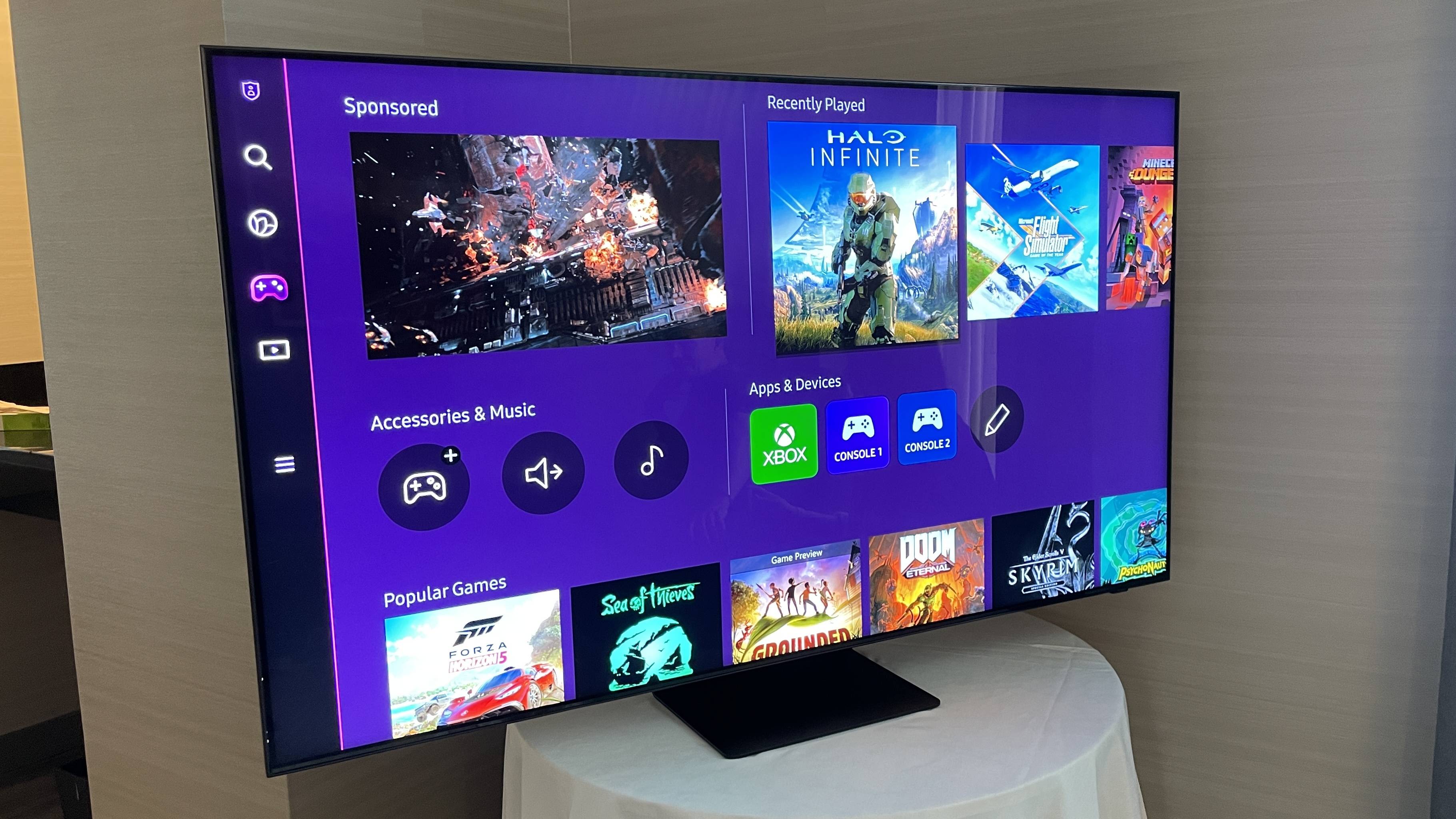 Xbox Game Pass streaming on Samsung TVs