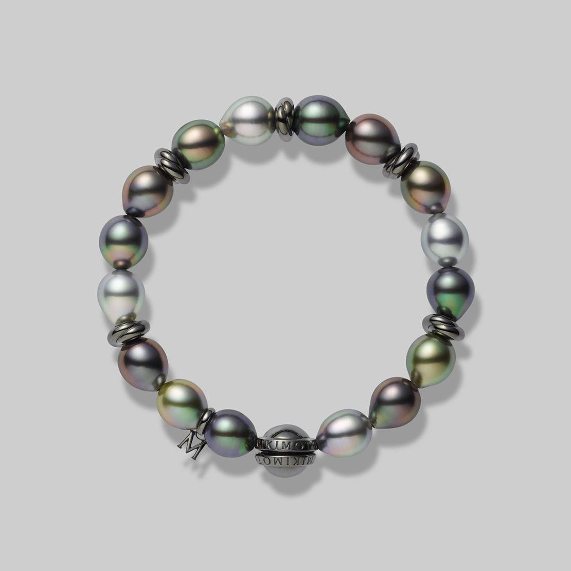 Mikimoto's edgier jewelry for men features Black South Sea cultured pearls.