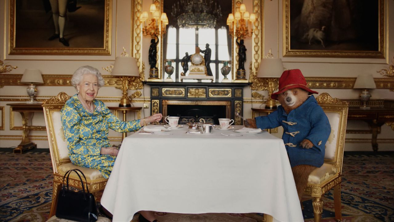 The monarch made a special Diamond Jubilee appearance alongside another British national treasure: Paddington Bear.
