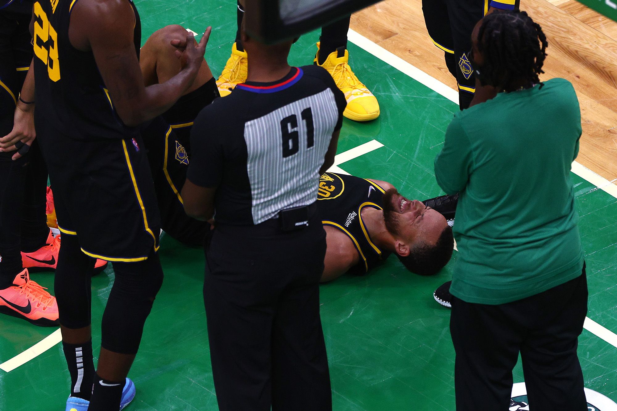 Warriors' Steph Curry Suffered Leg Injury vs. Celtics: 'Don't Think I'll  Miss a Game', News, Scores, Highlights, Stats, and Rumors