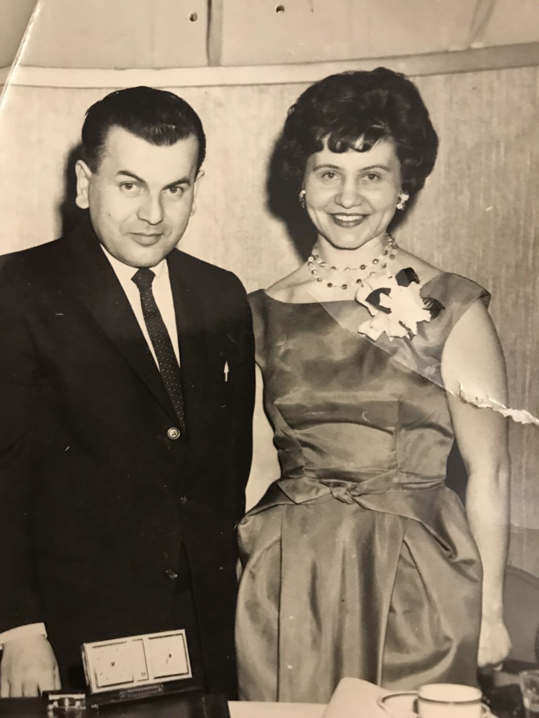 The writer's parents Bohdan and Vera Bociurkiw in Edmonton shortly after their marriage.
