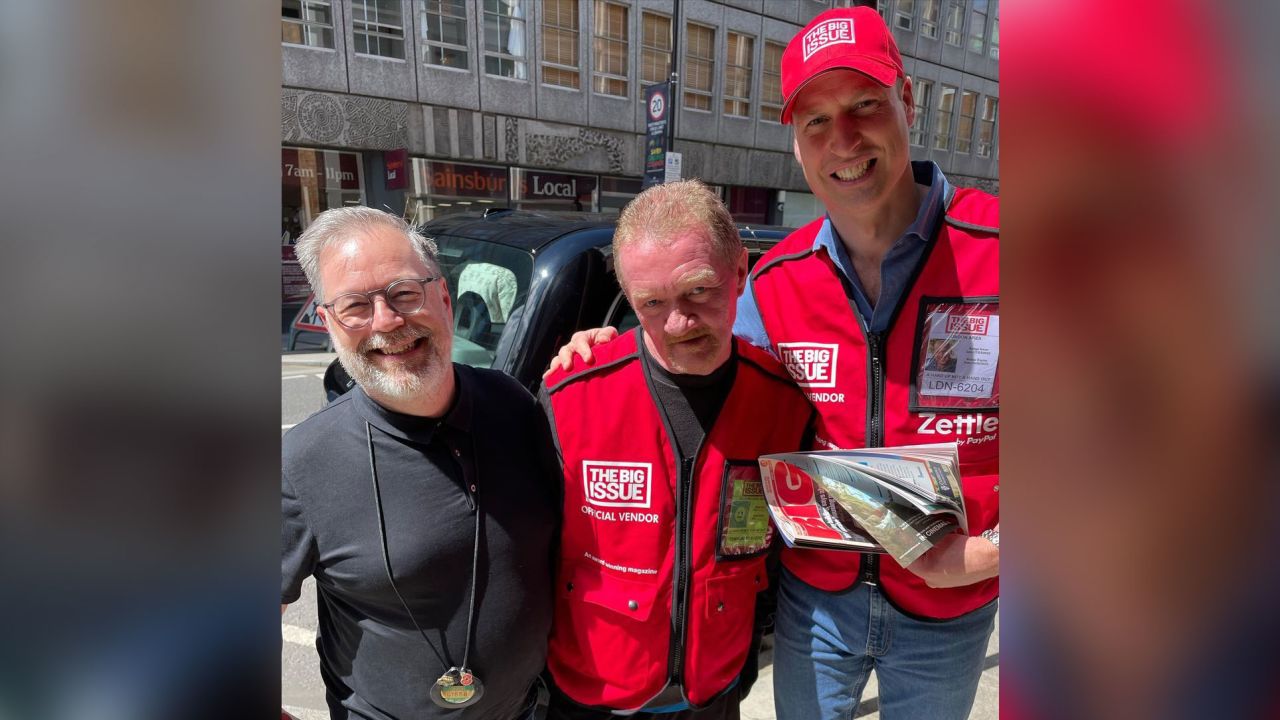 Prince William was spotted this week selling copies of the Big Issue magazine, which is normally sold by rough sleepers and other people below the breadline as a way of making a weekly income.