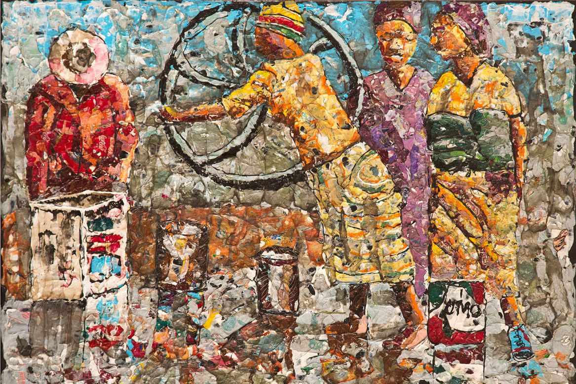 Artist Mbongeni Buthelezi is tackling plastic pollution | CNN