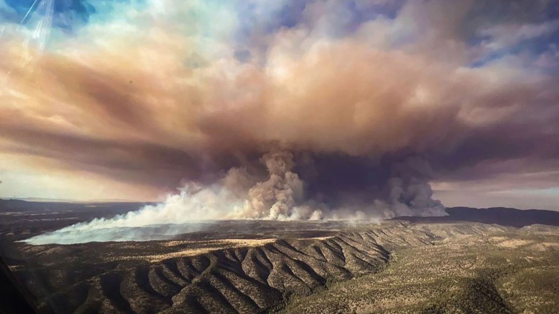 The Black Fire in New Mexico burns on May 18.