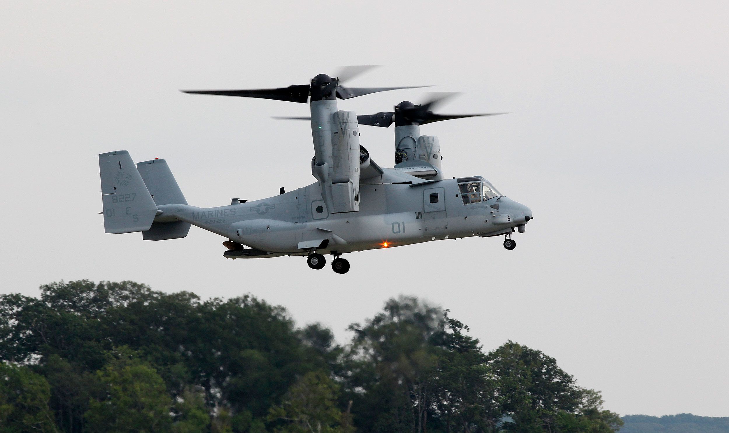 Marines release names of five killed in Osprey crash, including