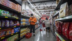 Shoppers inside a grocery store in San Francisco, California on Monday, May 2, 2022.