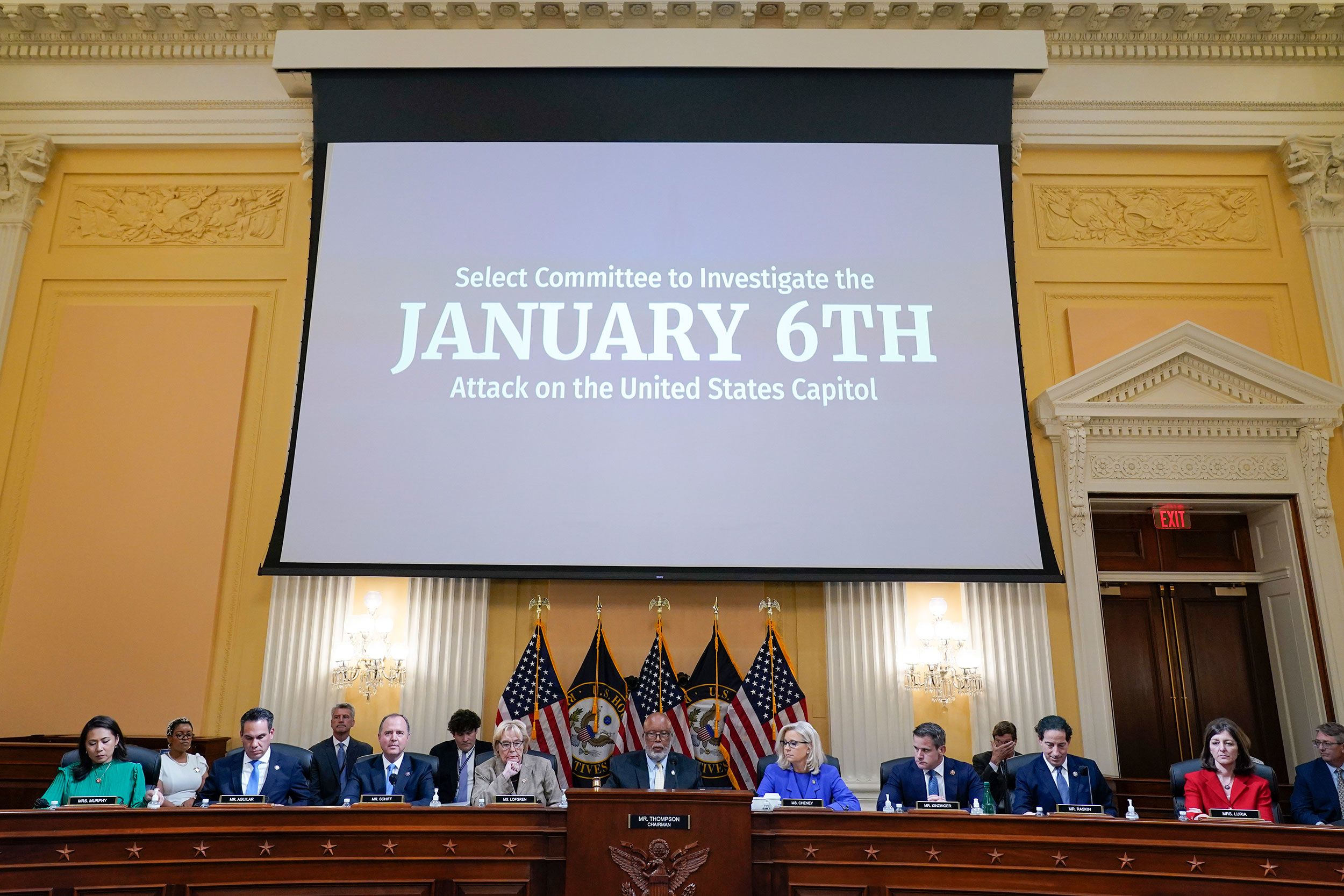 Thompson speaks as proceedings get underway on June 9.