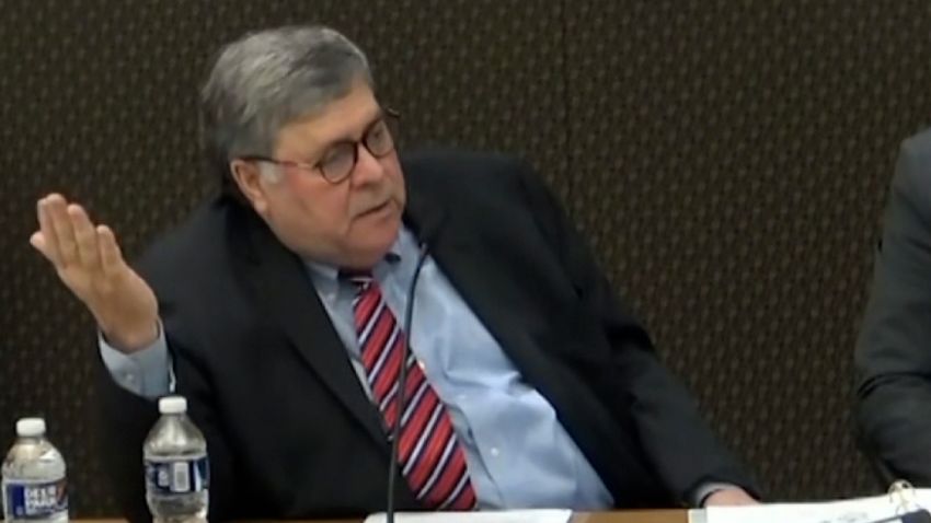 Bill Barr January 6 Committee interview SCREENGRAB