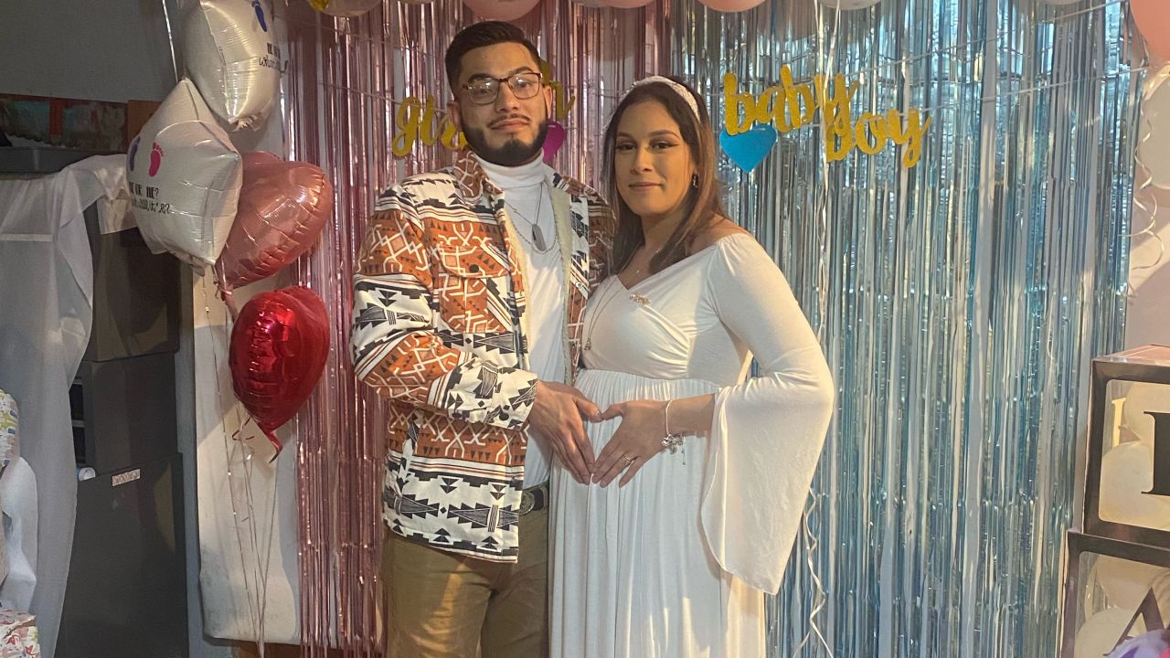 Josh Tello and Laura Buendia were expecting their first child, Rosalina, on August 22.