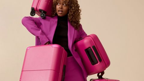 July Magenta Luggage