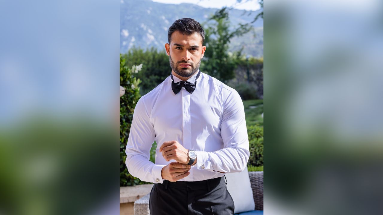 Sam Asghari, pictured, and Britney Spears first met in 2016 when he co-starred with the singer in the video to her single, "Slumber Party."