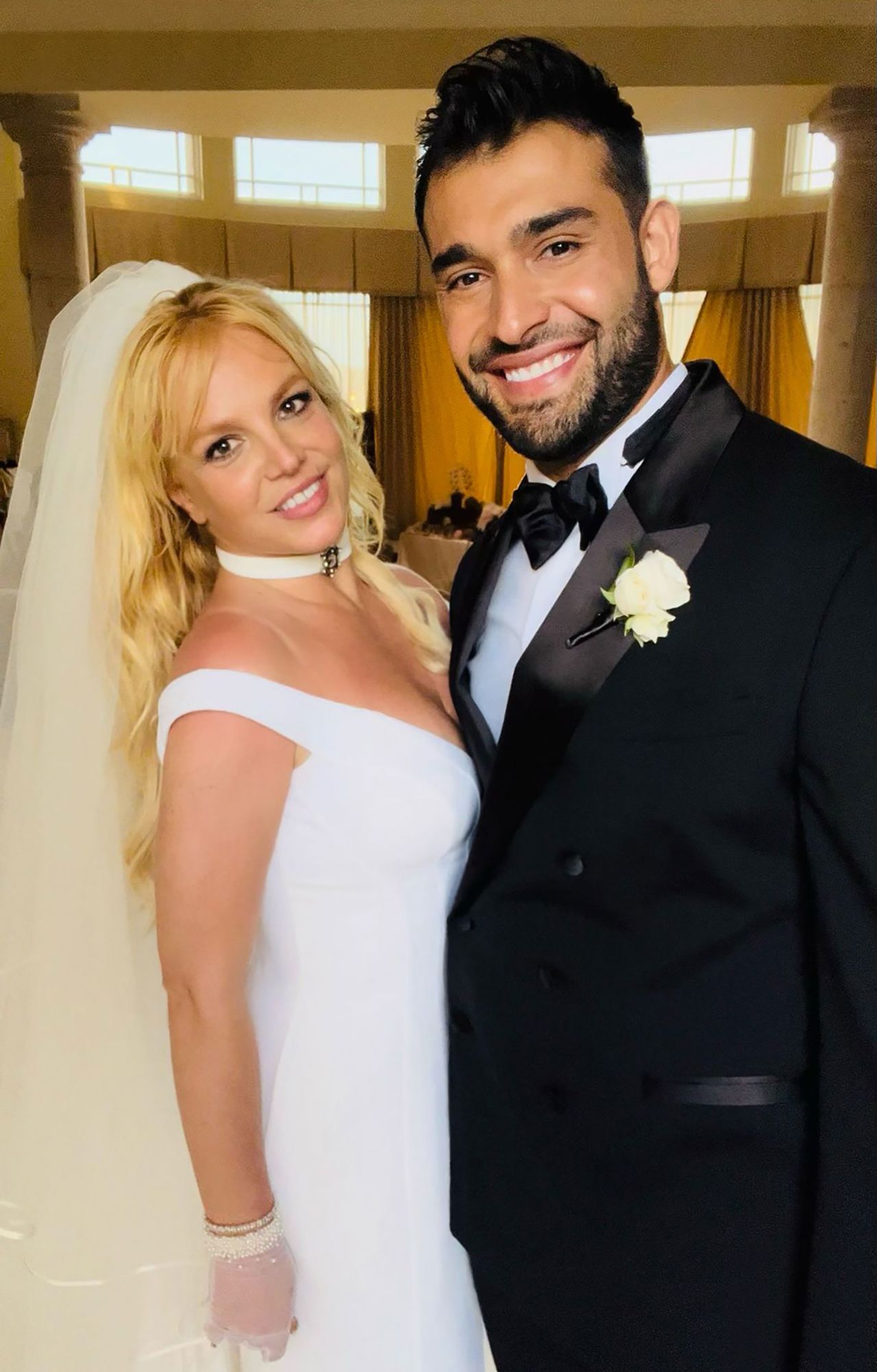Spears <a href="https://www.cnn.com/2022/06/10/entertainment/britney-spears-wedding/index.html" target="_blank">married Sam Asghari,</a> a personal trainer turned actor, in June 2022. The pair first met in 2016 when Asghari co-starred with Spears in the video to her single, "Slumber Party."