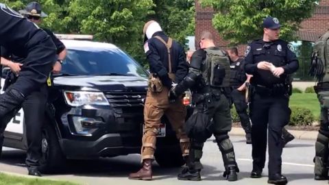 Law enforcement arrested 31 people believed to be linked to a white nationalist group. 