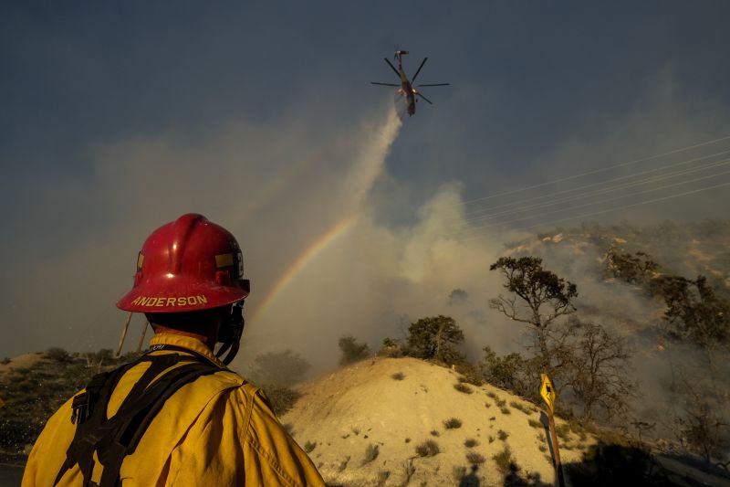 Sheep Fire: Mandatory Evacuations After Southern California Blaze ...