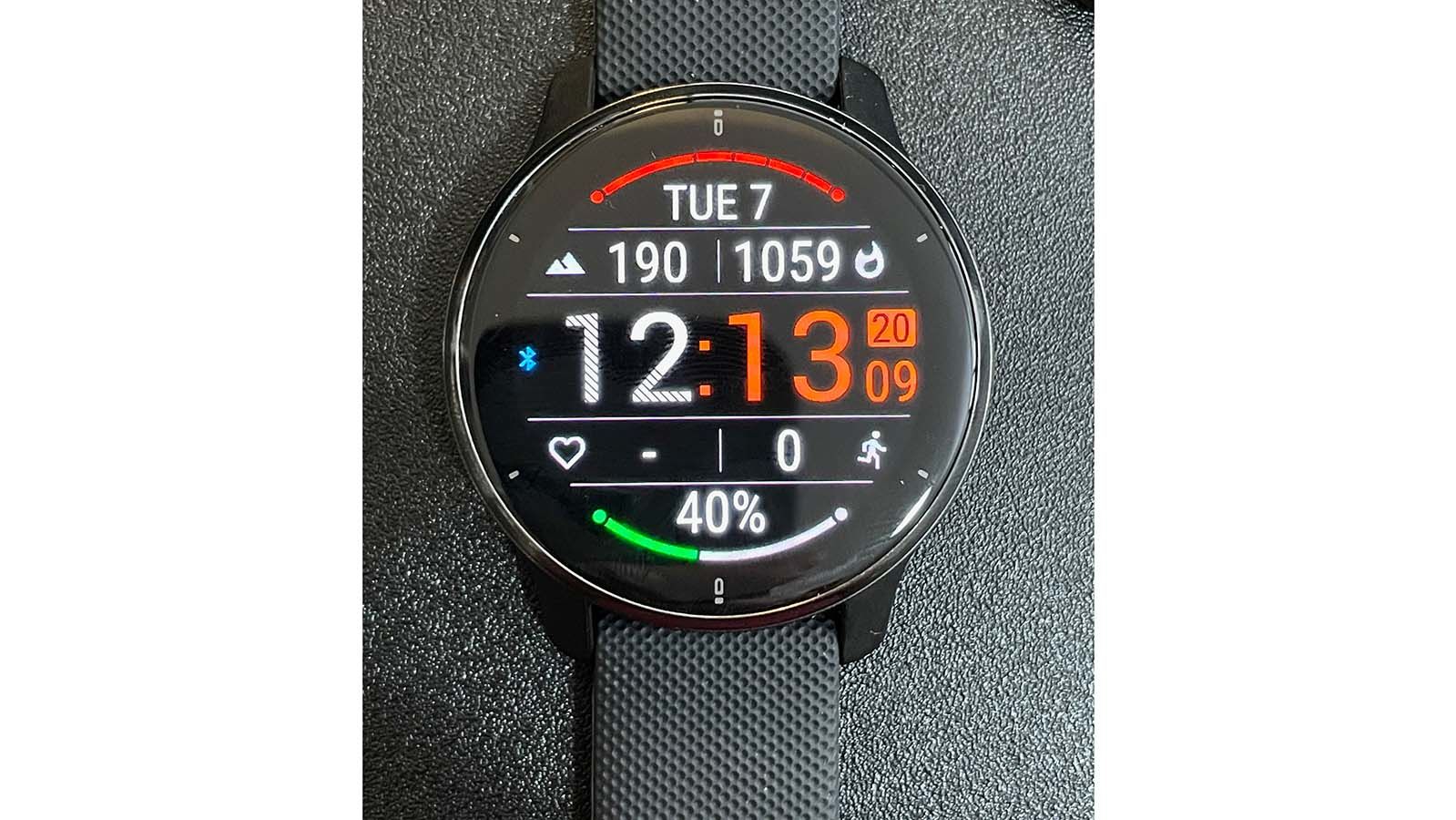 Garmin Venu 2 Plus GPS Smartwatch - Slate Bezel with Black Case  010-02496-01 